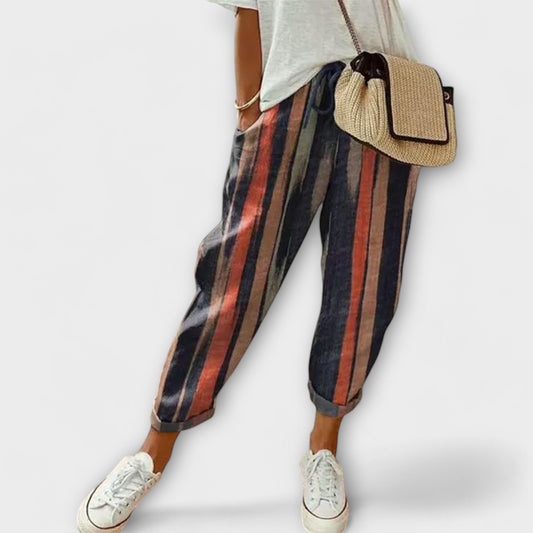 Burga - Udobne hlače iz bombaža em volna 