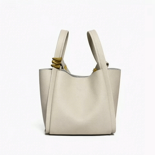 Ženska mini torba za piknik iz pravega usnja