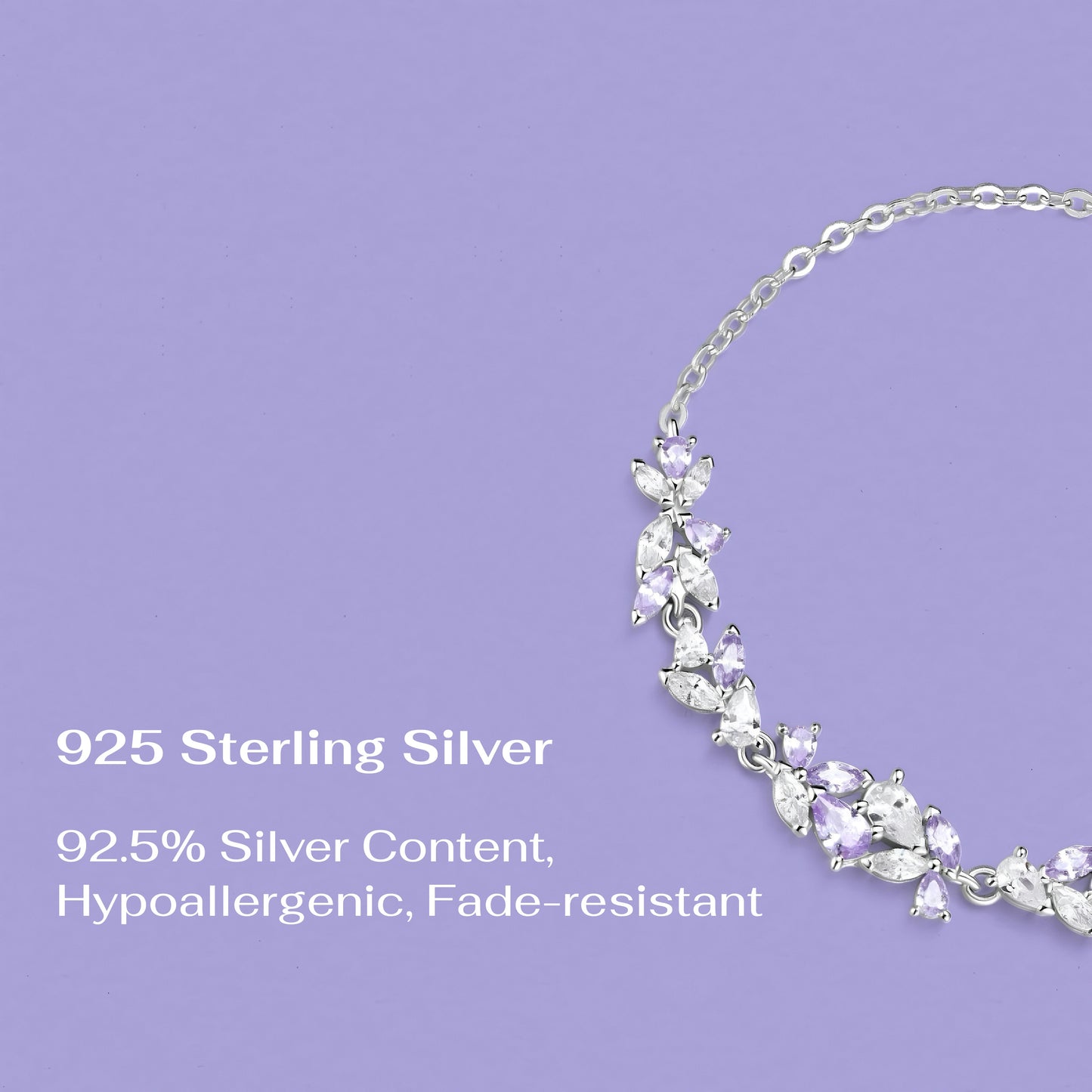 Zapestnica Artistry z vijolično sivko