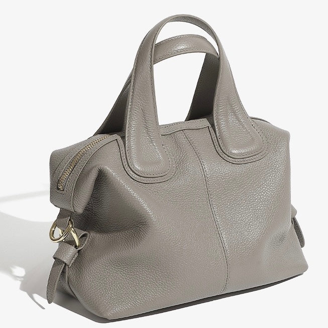 Ženska vsestranska mehka torba čez ramo iz pravega usnja Boston