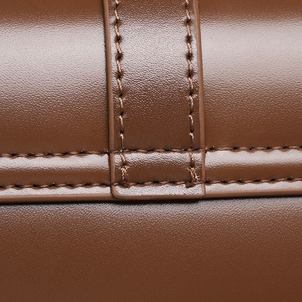 Ženska vintage torbica čez ramo iz pravega usnja