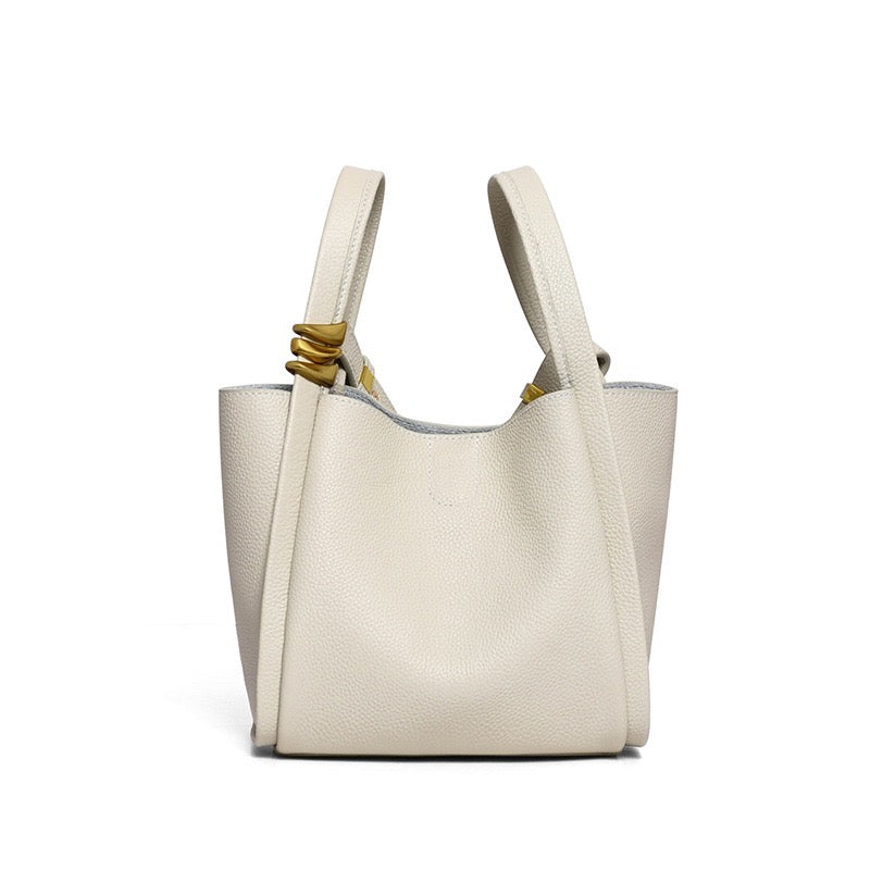 Ženska mini torba za piknik iz pravega usnja