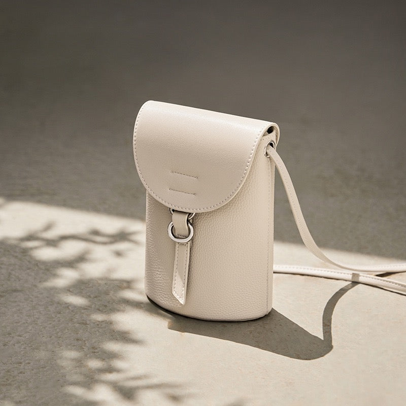 Luksuzna mini torba za telefon iz pravega usnja za ženske