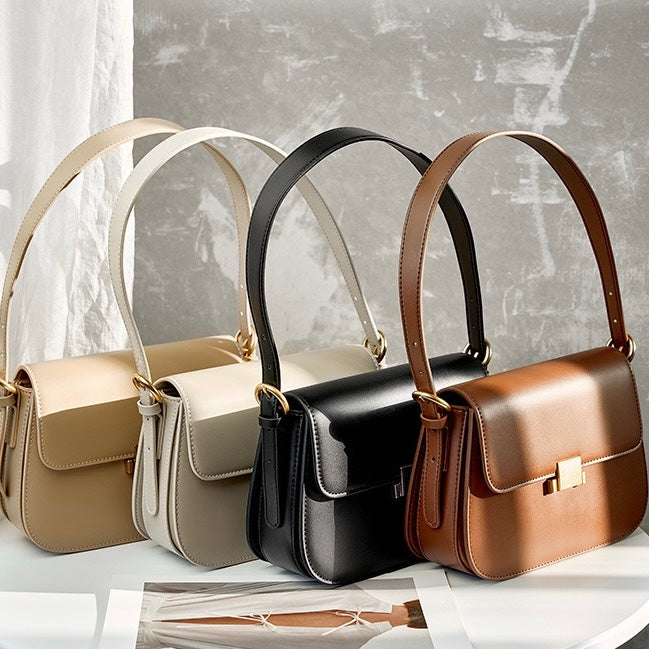 Luksuzna ženska torba čez ramo iz pravega usnja