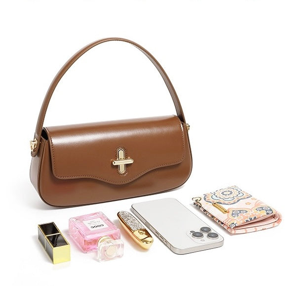 Ženska torba za čez ramo iz pravega usnja