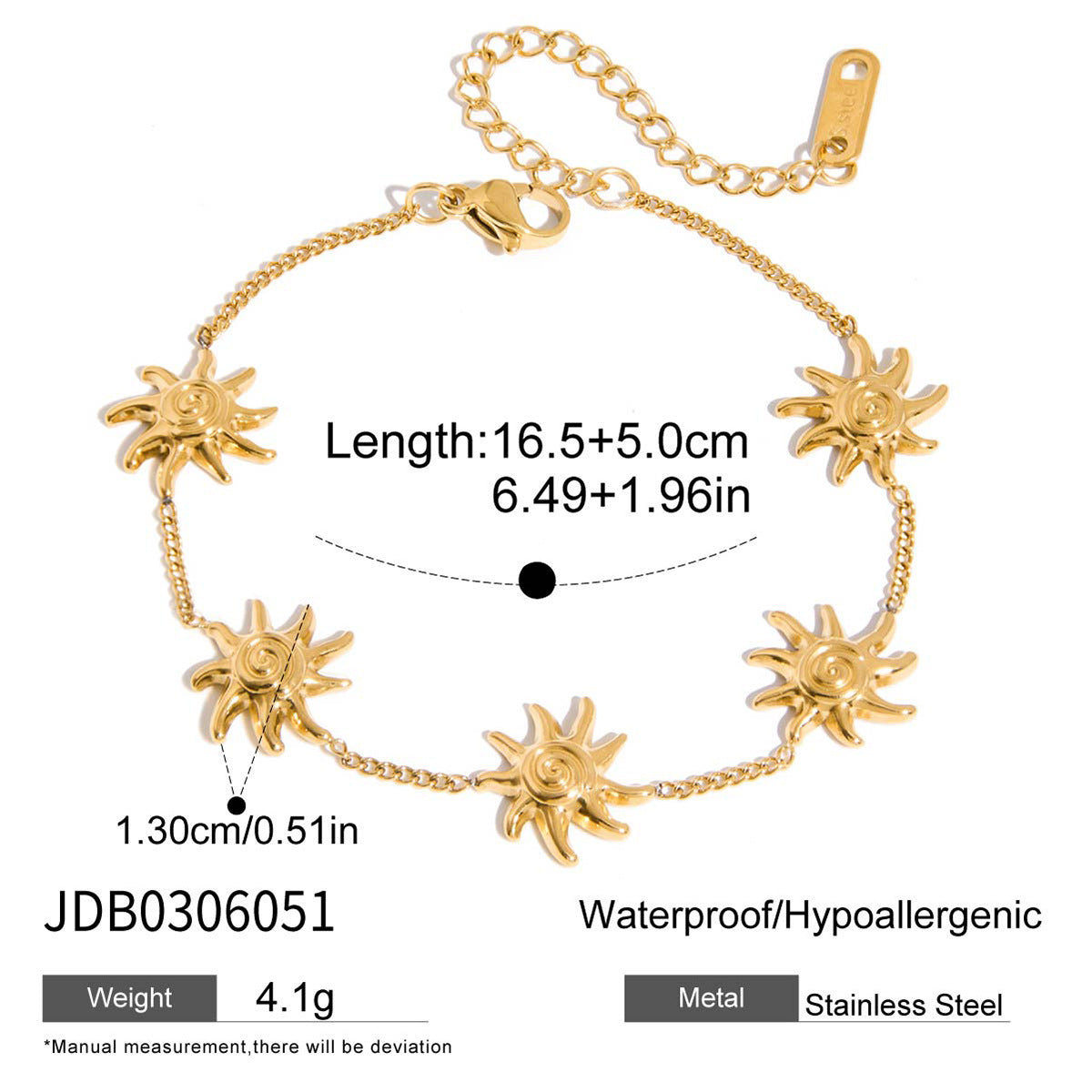 Zapestnica Mrk, Luna in Sonce