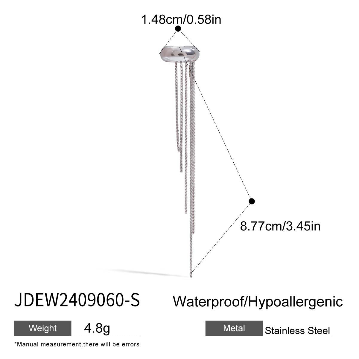 Uhani z resicami (brez prebadanja)