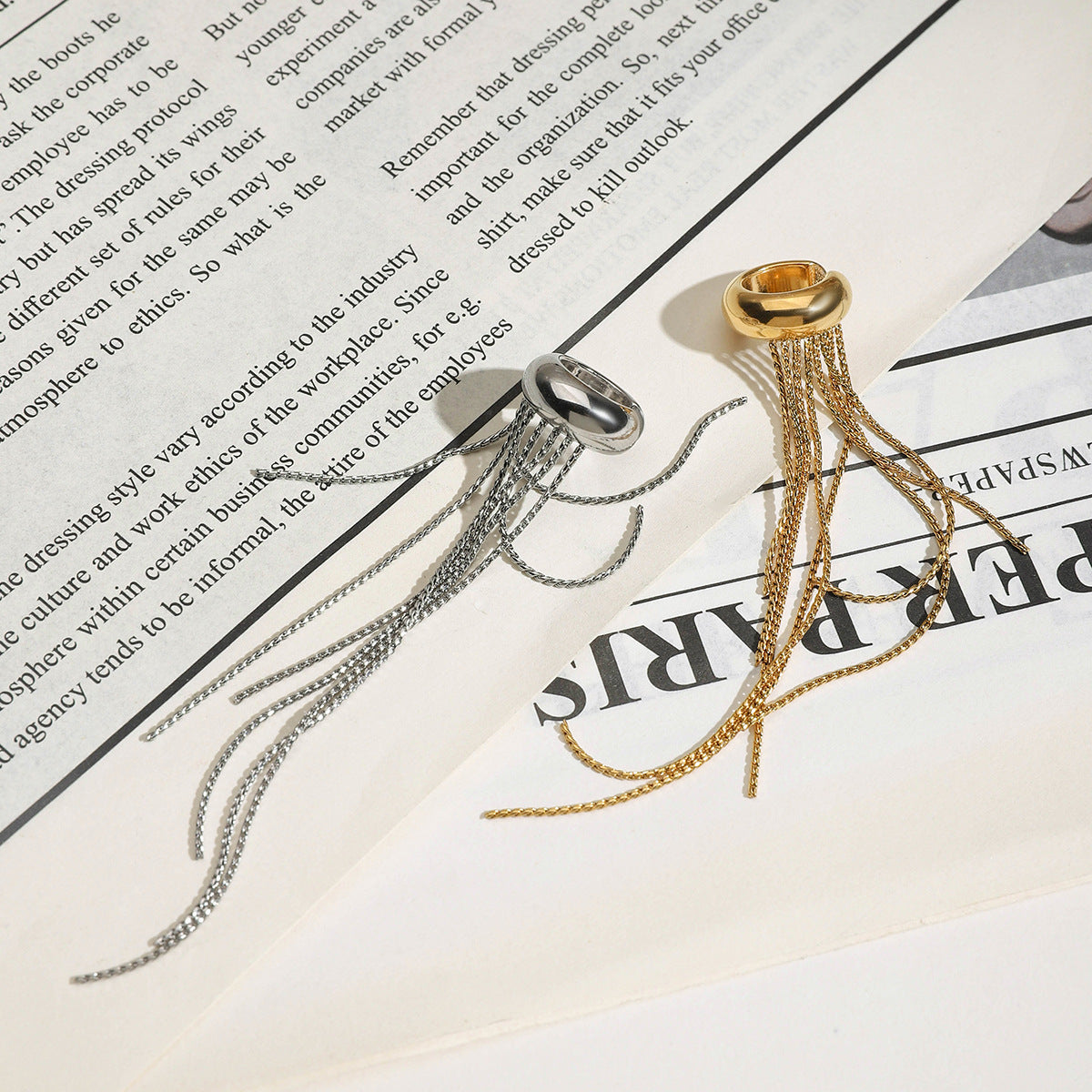 Uhani z resicami (brez prebadanja)